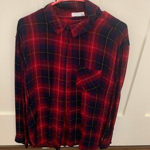 Blue and Red Garage Flannel